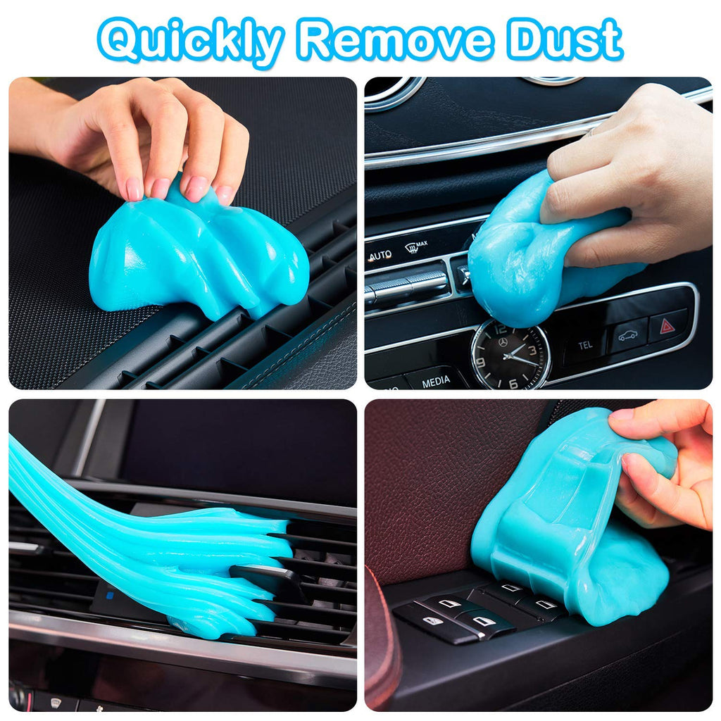 PULIDIKI Car Cleaning Gel Car Clean Putty, Universal Car Interior Cleaner Slime, Perfect Cleaning Kit Supplies, Auto Detailing Tools Car Accessories, Dust Remover Gifts for Men Women