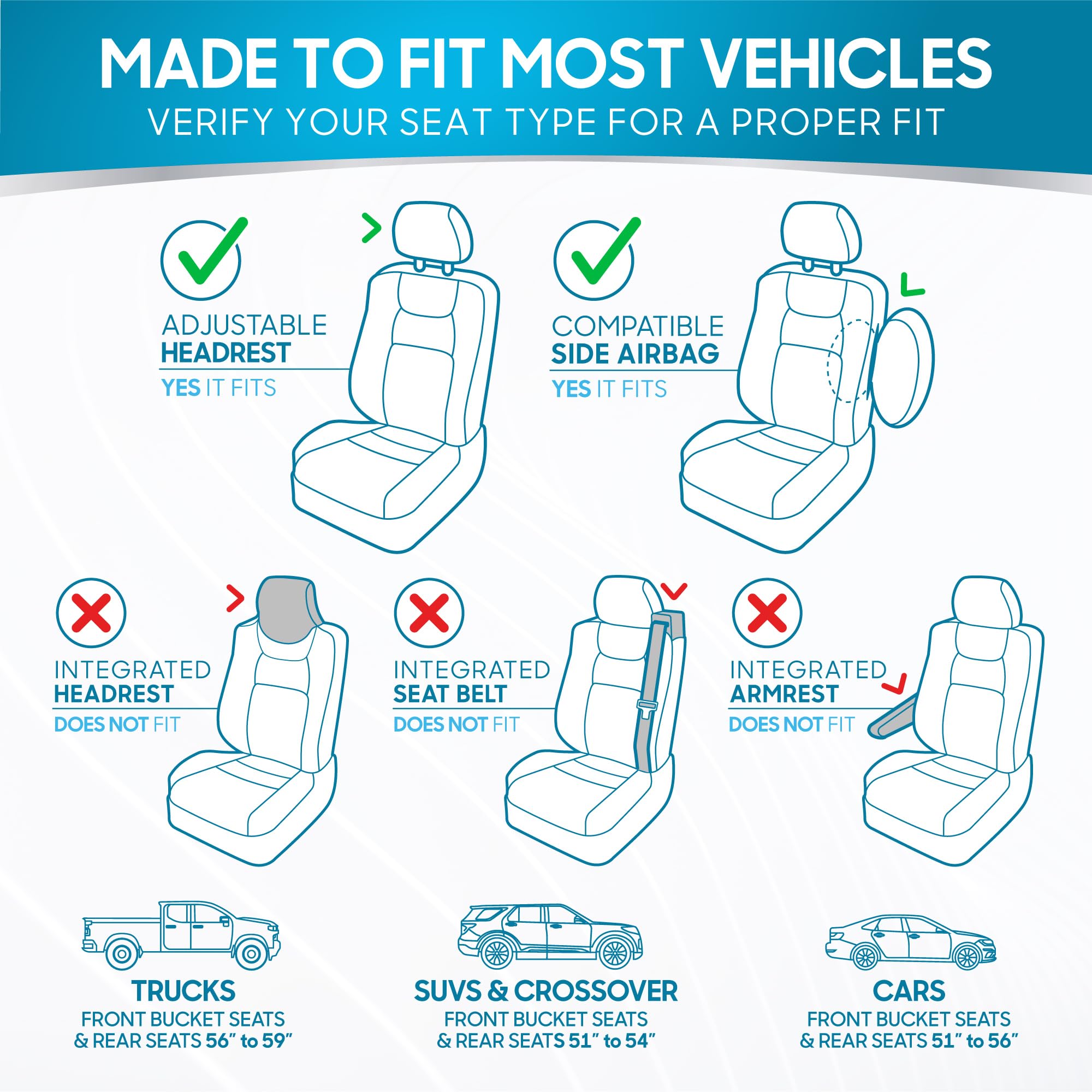 BDK PolyPro Car Seat Covers Full Set in Solid Black, Front and Rear Split Bench Seat Covers for Cars, Easy to Install Car Seats Cover Set and Accessories for Auto Trucks Van SUV - Solid Black