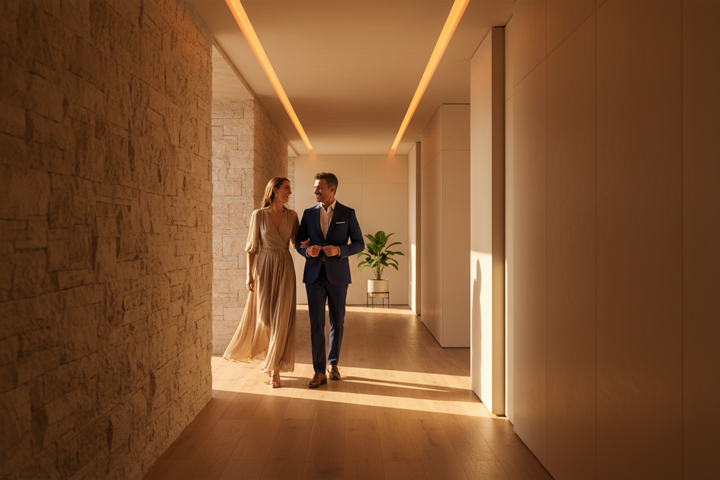 Penthouse Luxury — 210m² Interior Design