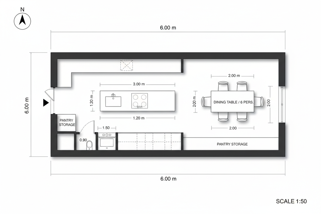Kitchen & Dining — Residential Interior
