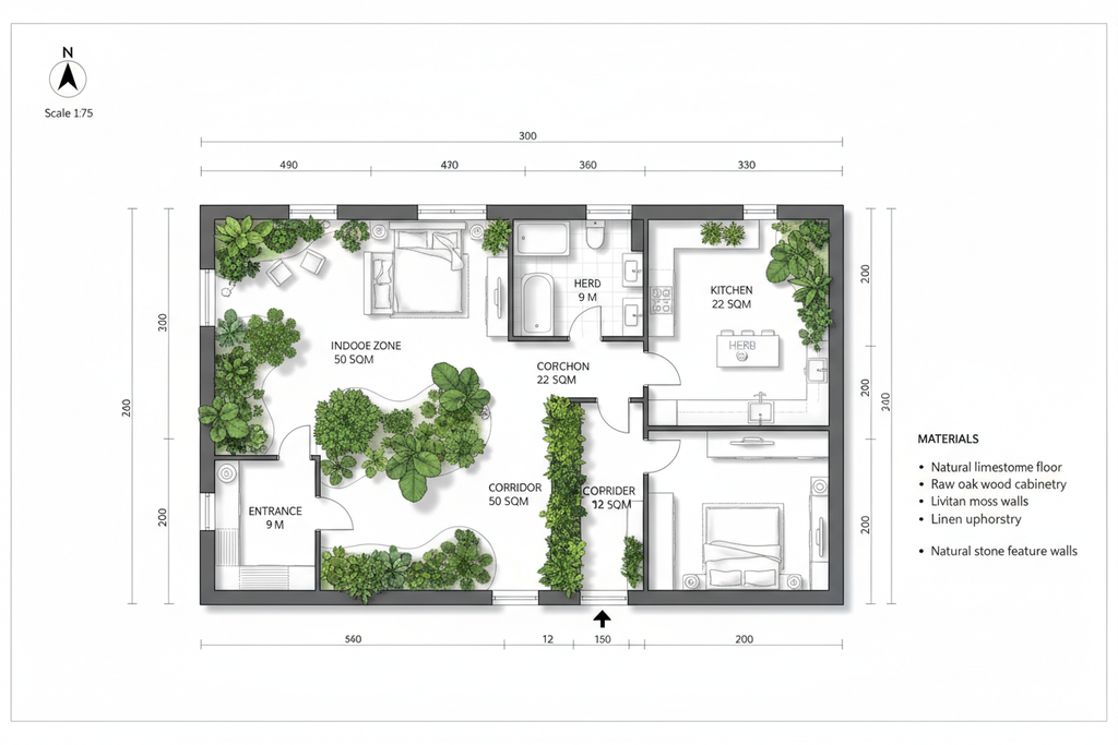 Penthouse Luxury — 210m² Interior Design